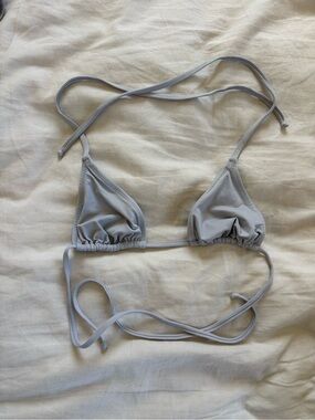 SKIMS Light Gray Bikini Set